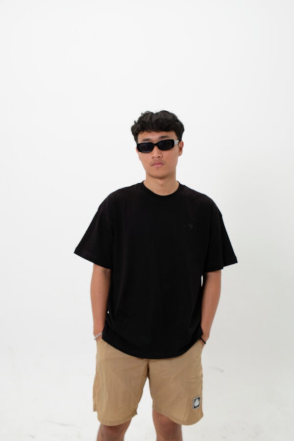 Oversized Bio wash T-shirt - Black