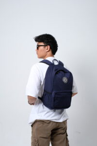 Crincle Backpack - Navy